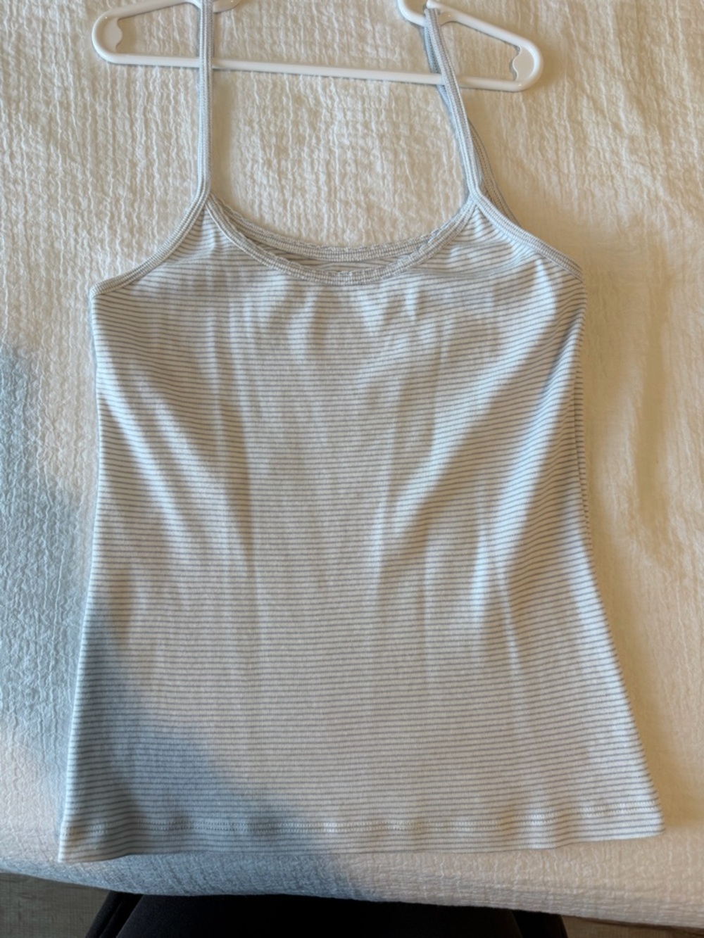 Brandy Melville Light Blue & White Striped Cami Tank